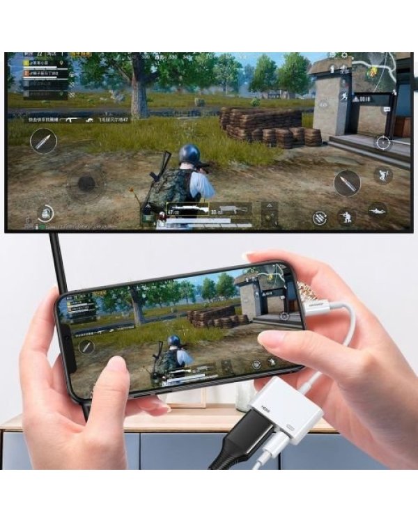 Joyroom S-H141 Lightning-HDMI и зарядный конвертер