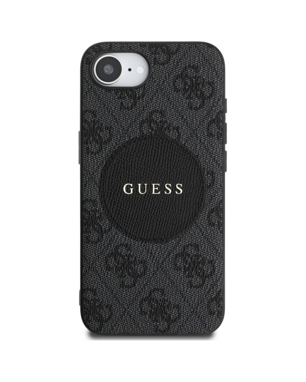 Guess 4G Circle Classic Logo MagSafe Чехол для Apple iPhone 16e