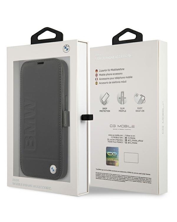 BMW BMFLBKP13SSLLBK Чехол-Книжка для Apple iPhone 13 Mini