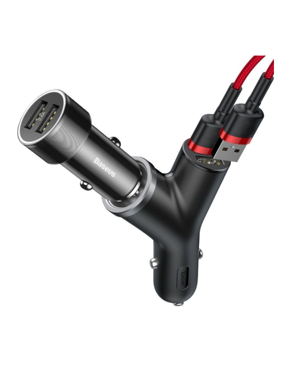 Baseus Y Type Авто Зарядка 3.4A