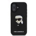 Karl Lagerfeld 3D Rubber Ikonik Case Защитный чехол для iPhone 16 / чёрный