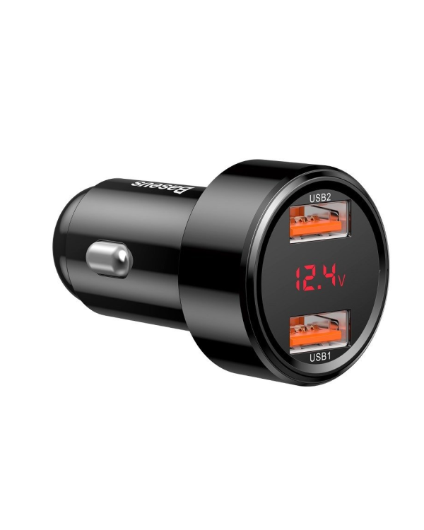 Baseus Magic Авто Зарядка 2x USB / QC / 3.0 / 45W
