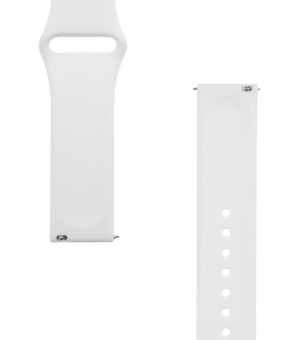 Tactical 436 Silicone Band Ремешок для часов 20mm / белый