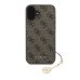 Guess 4G Charm Case Защитный чехол для iPhone 16 Tone on Tone / коричневый