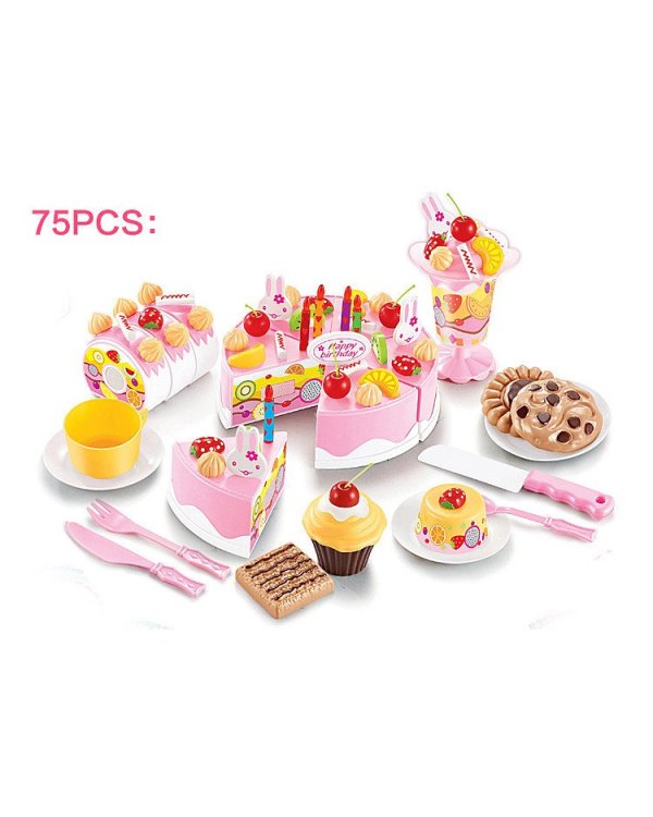 RoGer Интерактивный торт на день рождения с 75 предметами