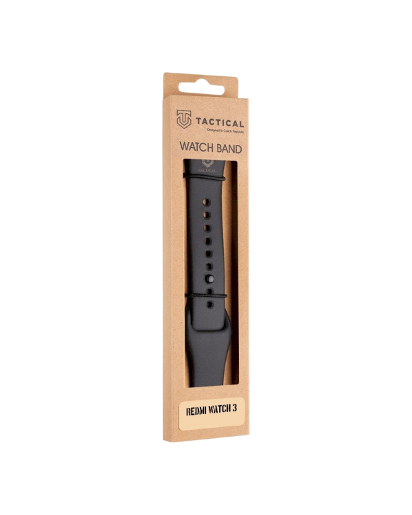 Tactical 844 Silicone Band Ремешок для часов Redmi Watch 3 / чёрный