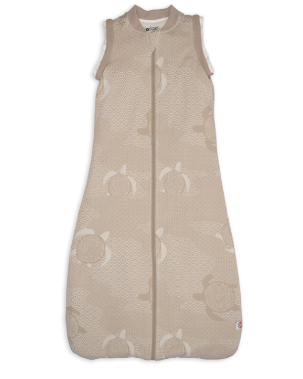 Lodger Hopper Matcha Turtle Спальный мешок со съемными рукавами 68/80 / кремовый цвет