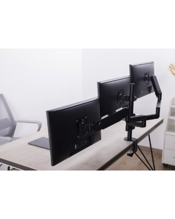 Gembird MA-DA3-01 Mounting Arm Настольное Крепление для 3х Мониторов