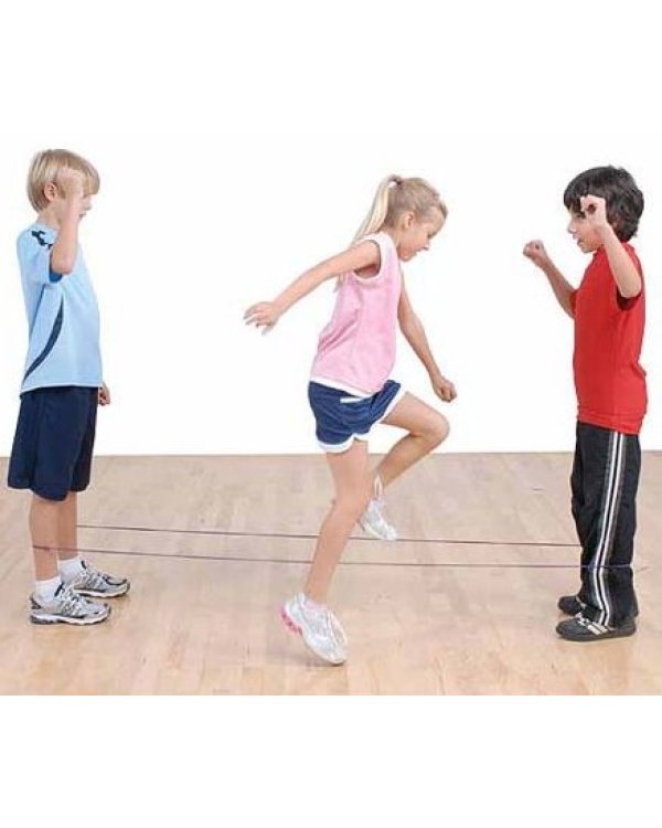 Mocco Chinese Ropes Разноцветные резинки с декоративным держателем (200 x 1 x 0,5 cm) фиолетовый