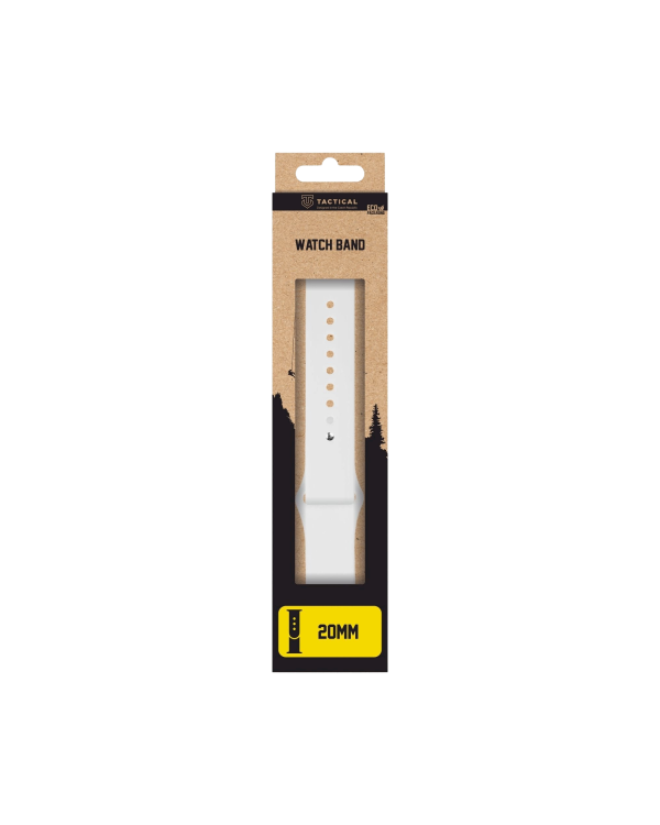 Tactical 436 Silicone Band Ремешок для часов 20mm / белый