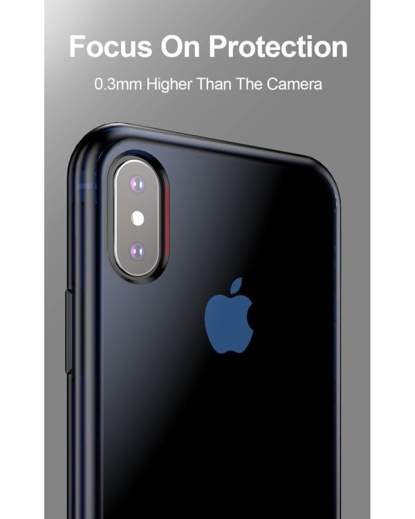 Dux Ducis Light Case Premium Прочный Силиконовый чехол для Apple iPhone 7 / 8 Прозрачно- Синий