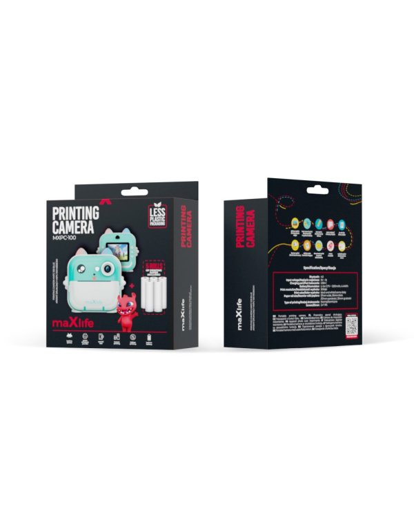 Maxlife MXPC-100 Детский фотоаппарат с функцией печати