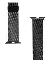 Tactical 351 Loop Magnetic Stainless Steel Band Ремешок для часов Apple Watch 1/2/3/4/5/6/7/8/9/10/11/SE 42/44/45/46mm / чёрный