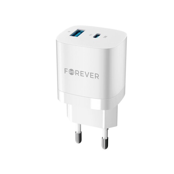 Forever TC-05 USB-C / USB Зарядное Устройство 33W