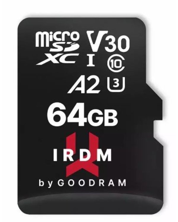 Goodram 64GB IRDM MicroSDXC Карта памяти + Адаптер