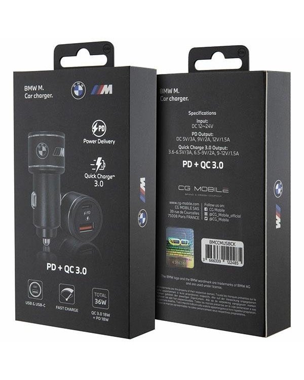 BMW BMCCMUSBCK Автомобильное Зарядное Устройство 20W