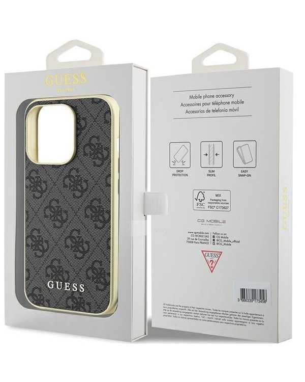 Guess 4G Charms Collection Back Case Защитный Чехол для Apple iPhone 15 Pro