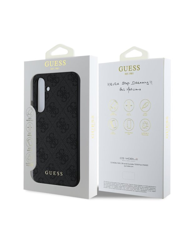 Guess 4G Case Защитный чехол для Samsung Galaxy S24 FE / серый