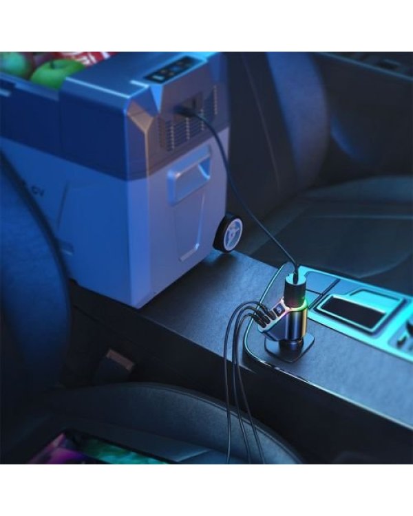 Joyroom JR-CL21 4in1 Авто Зарядное устройство / Bluetooth / FM-передатчик