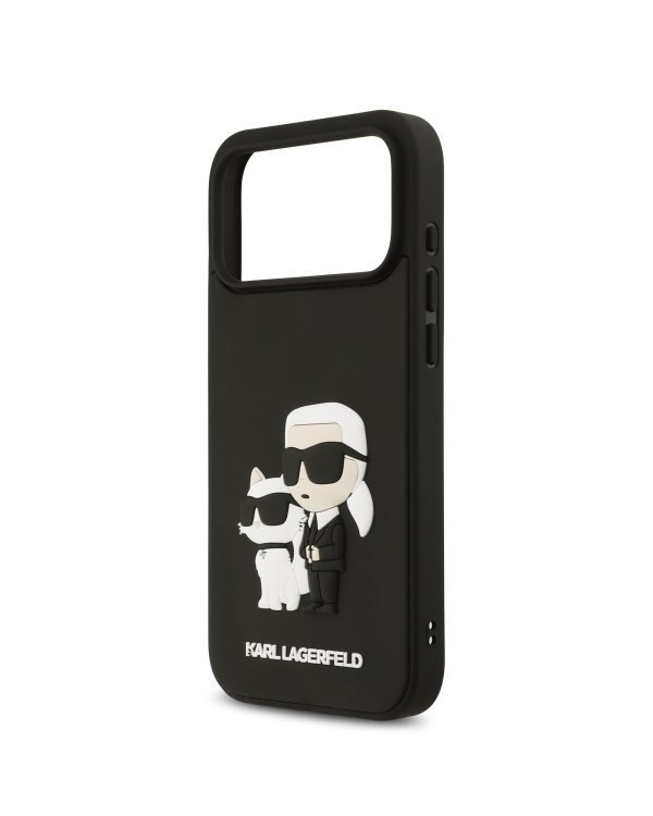 Karl Lagerfeld 3D Rubber Double Heads Case Чехол для Apple iPhone 17 Pro Max