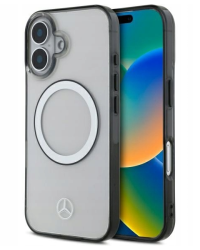 Mercedes Printed logo MagSafe Защитный Чехол для Apple iPhone 16