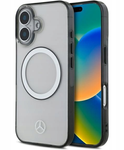 Mercedes Printed logo MagSafe Защитный Чехол для Apple iPhone 16
