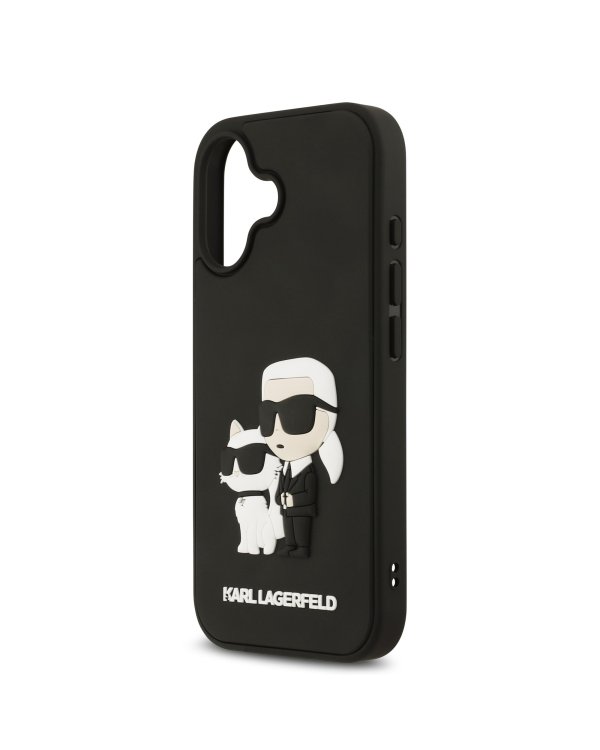 Karl Lagerfeld 3D Rubber Double Heads Case Чехол для Apple iPhone 17