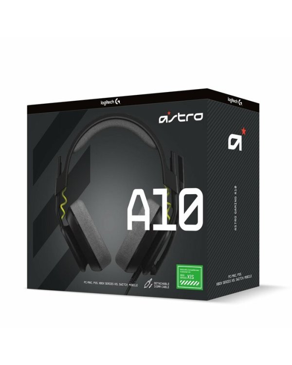 Logitech ASTRO Gaming A10 Gen 2 Игровые наушники PS5 / 3.5mm
