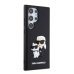 Karl Lagerfeld 3D Rubber Karl and Choupette Защитный чехол для Samsung Galaxy S24 Ultra / чёрный