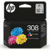 HP 308 Color Чернильный Kартридж