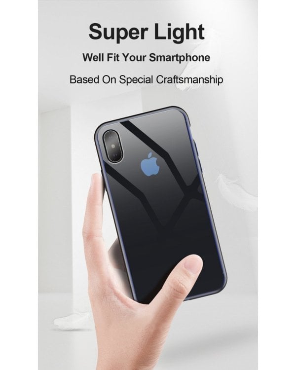 Dux Ducis Light Case Premium Прочный Силиконовый чехол для Apple iPhone 7 / 8 Прозрачно- Синий