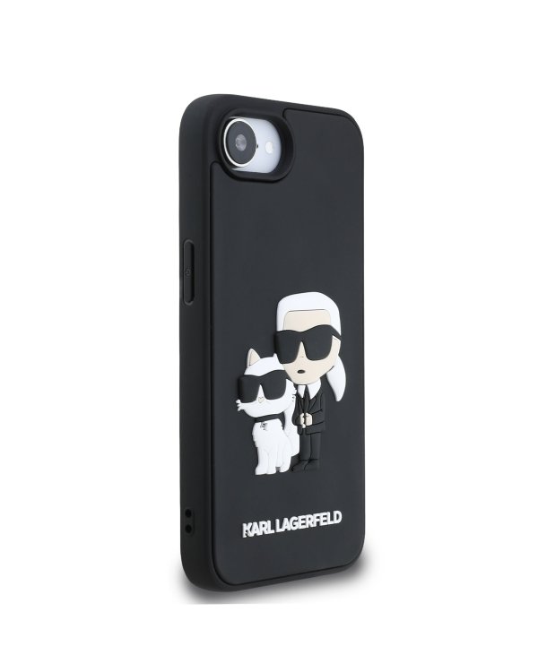 Karl Lagerfeld 3D Rubber Karl and Choupette Case Чехол для Apple iPhone 16e