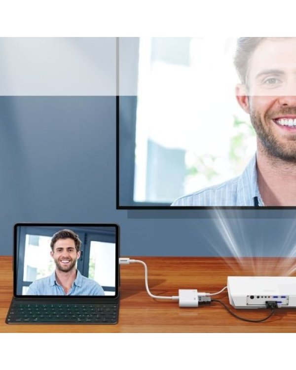 Joyroom S-H141 Lightning-HDMI и зарядный конвертер