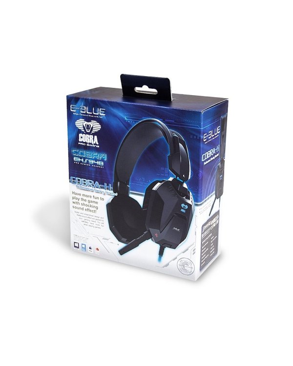 E-Blue Cobra H EHS948 Pro Gaming Headset Игровые наушники с Mикрофоном / 3.5mm / 2.3m Kабель