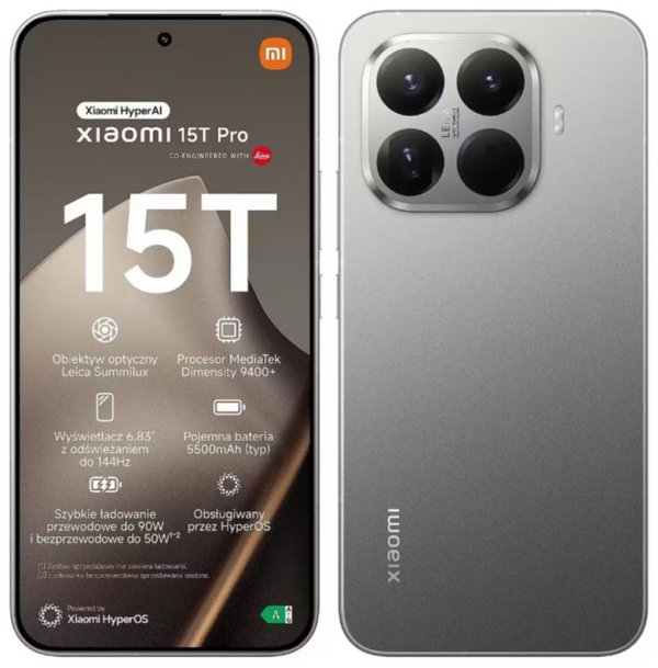 Xiaomi 15T Pro 5G Смартфон 12GB / 1TB Grey
