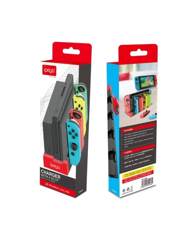 iPega 9186 Зарядная Док-Станция для Игрового Пульта N-Switch Joy