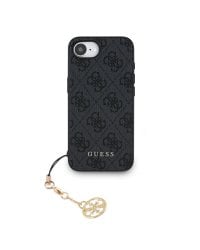 Guess 4G Charm Case Защитный чехол для iPhone 16e Tone on Tone / серый