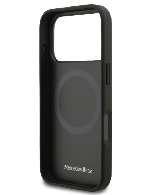 Mercedes Leather Laurel Leaves MagSafe Case Чехол для Apple iPhone 17 Pro