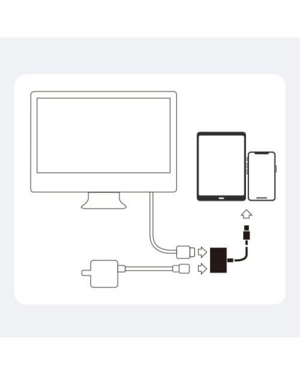 Joyroom S-H141 Lightning-HDMI и зарядный конвертер