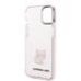 Karl Lagerfeld Choupette Logo Case Защитный чехол для iPhone 14 Plus / розовый