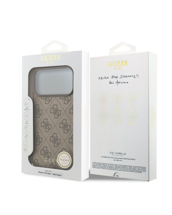Guess 4G Charm Case Чехол для Apple iPhone 17 Pro Max