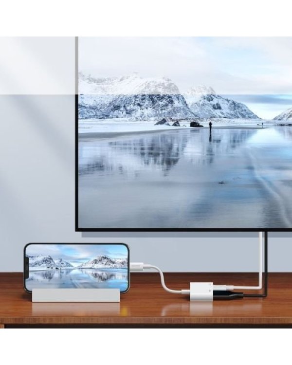 Joyroom S-H141 Lightning-HDMI и зарядный конвертер