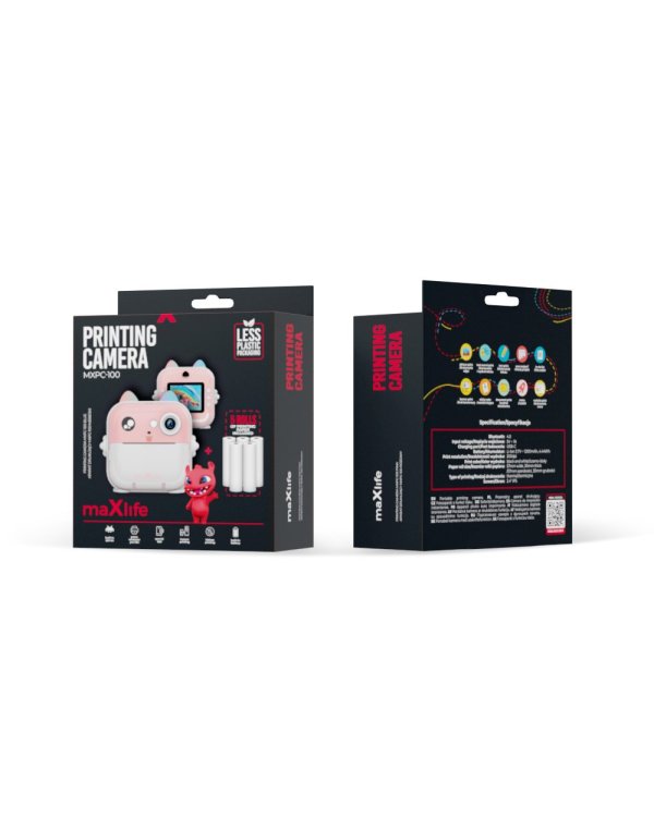 Maxlife MXPC-100 Детский фотоаппарат с функцией печати