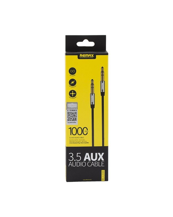 Remax RL-L100 AUX провод 3.5 mm -> 3.5 mm 1m