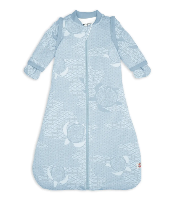 Lodger Hopper Matcha Turtle Спальный мешок со съемными рукавами 50/62 / синий