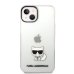 Karl Lagerfeld Choupette Logo Case Защитный чехол для iPhone 14 Plus / прозрачный