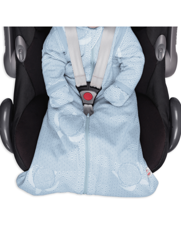 Lodger Hopper Matcha Turtle Спальный мешок со съемными рукавами 50/62 / синий