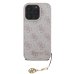 Guess 4G Charm Case Защитный чехол для iPhone 16 Pro Max Tone on Tone / розовый
