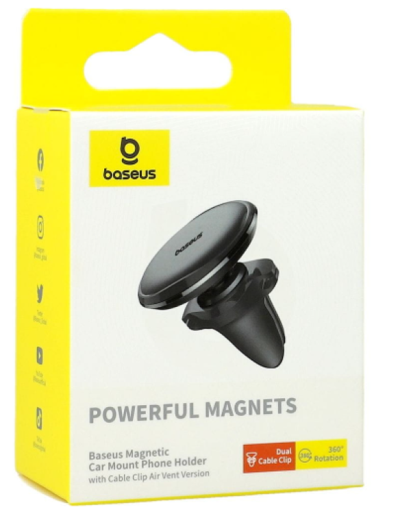Baseus Air Vent Магнитный Держатель для Телефона