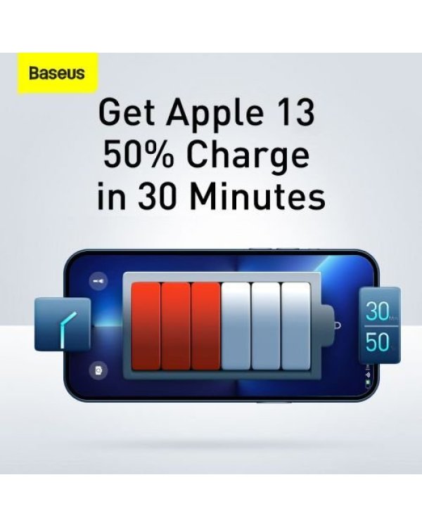 Baseus CCXJ-E01 Travel Charger Компактное быстрое зарядное устройство 30W